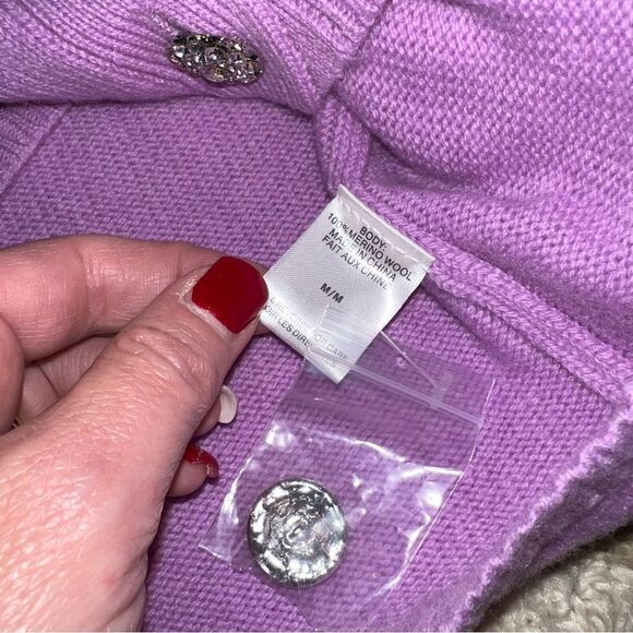 Cami NYC purple cardigan size M - Picture 7 of 10